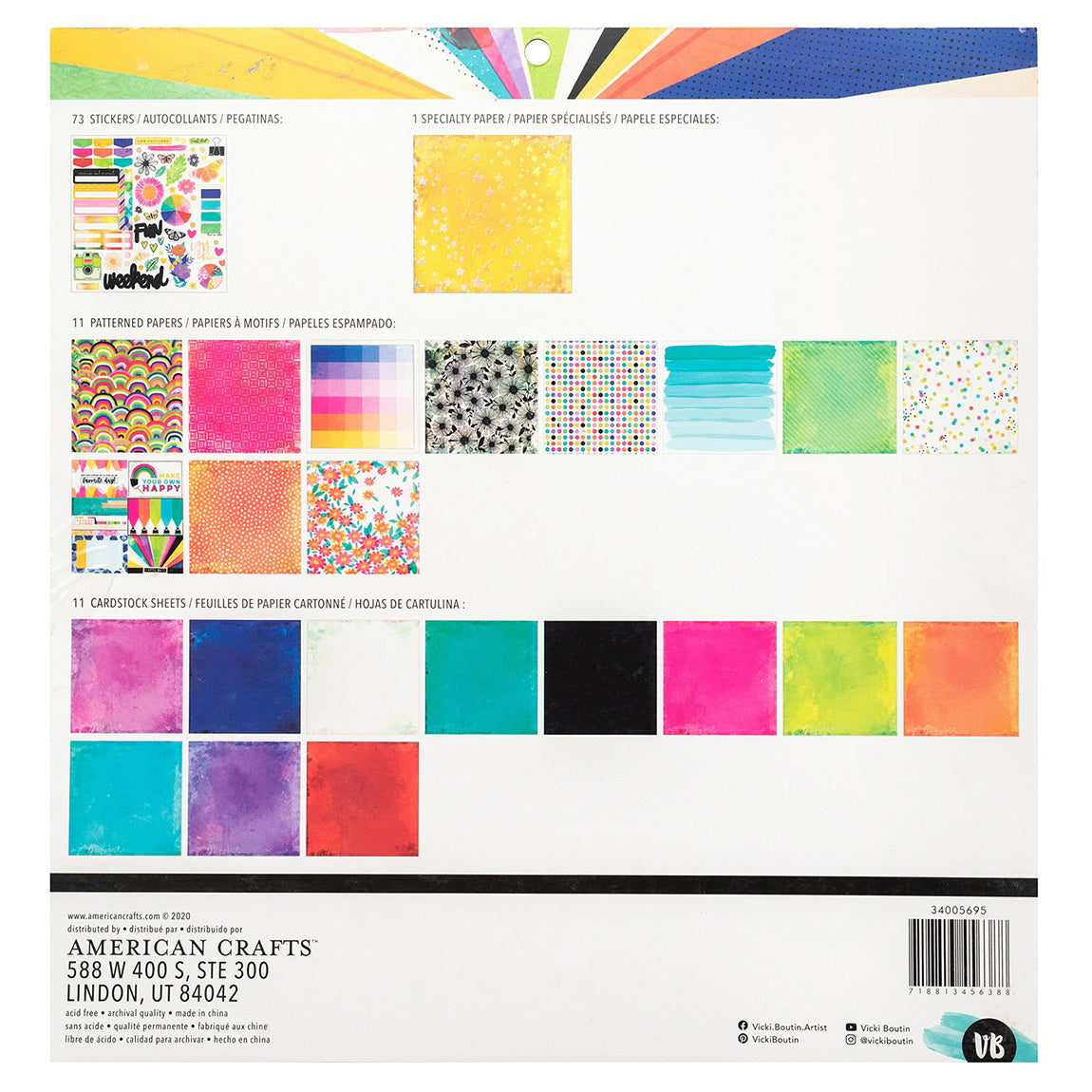 Vicki Boutin Color Study 12x12" Project Pad