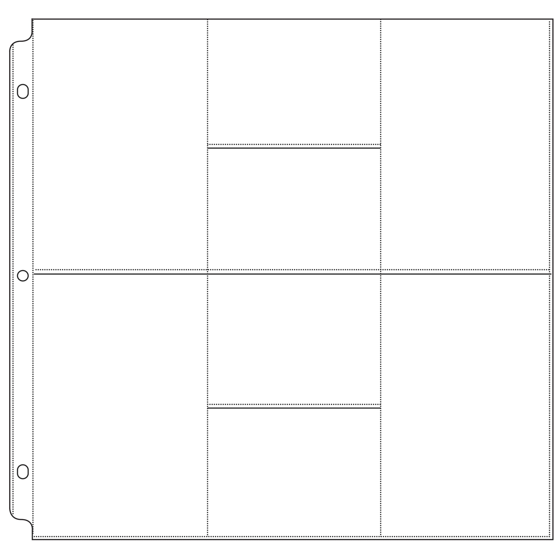 We R 12x12" Ring Photo Album Page Protector Sleeves