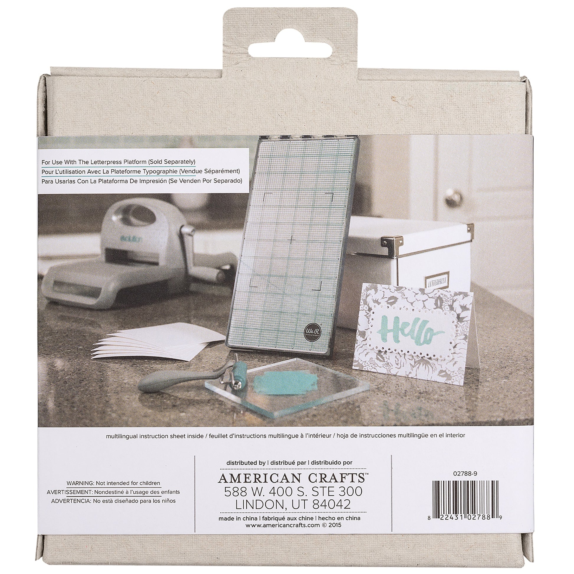 We R Makers Nautical Letterpress Plates Set
