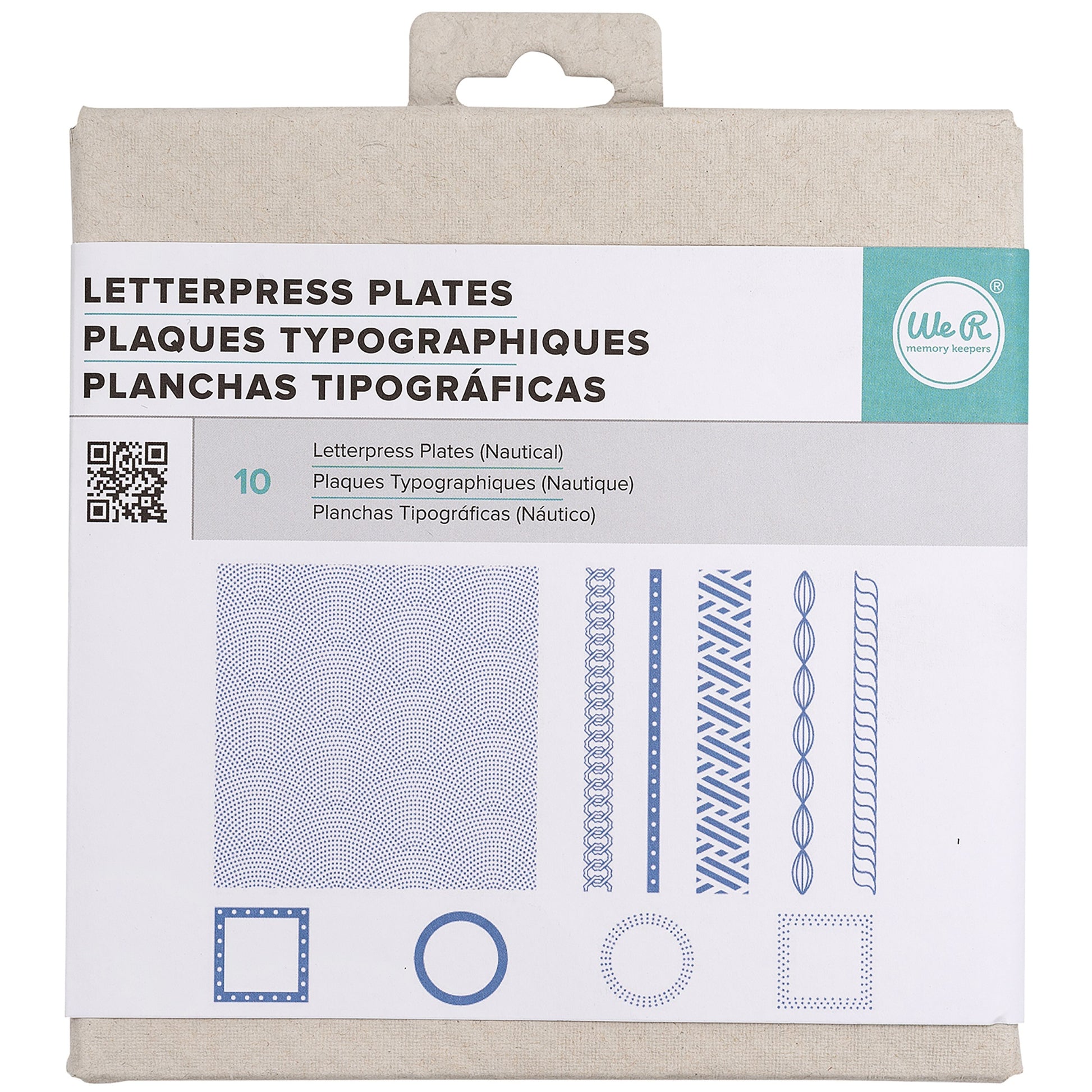 We R Makers Nautical Letterpress Plates Set