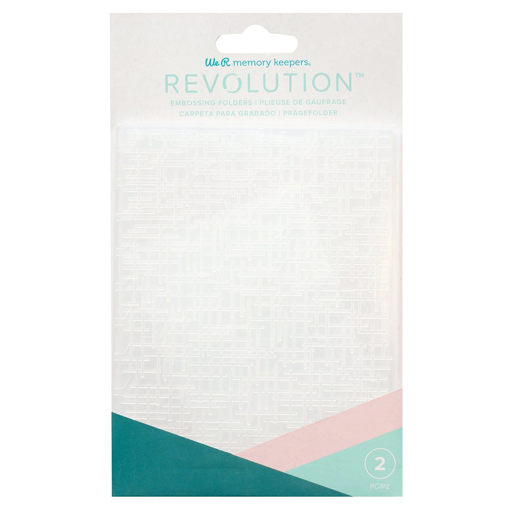 We R Revolution Embossing Folders, 2 pack
