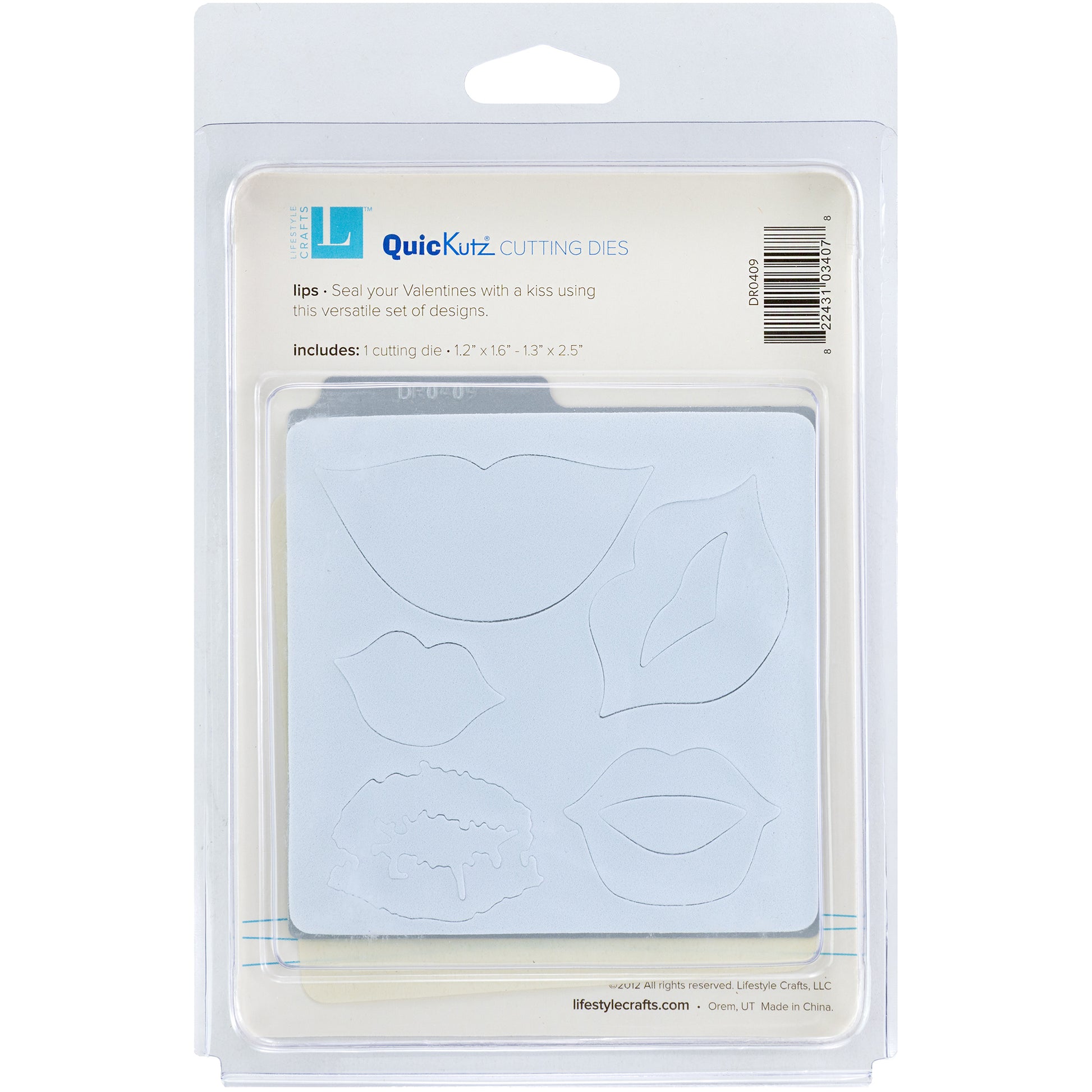 Lifestyle Crafts QuicKutz Lips Die Set