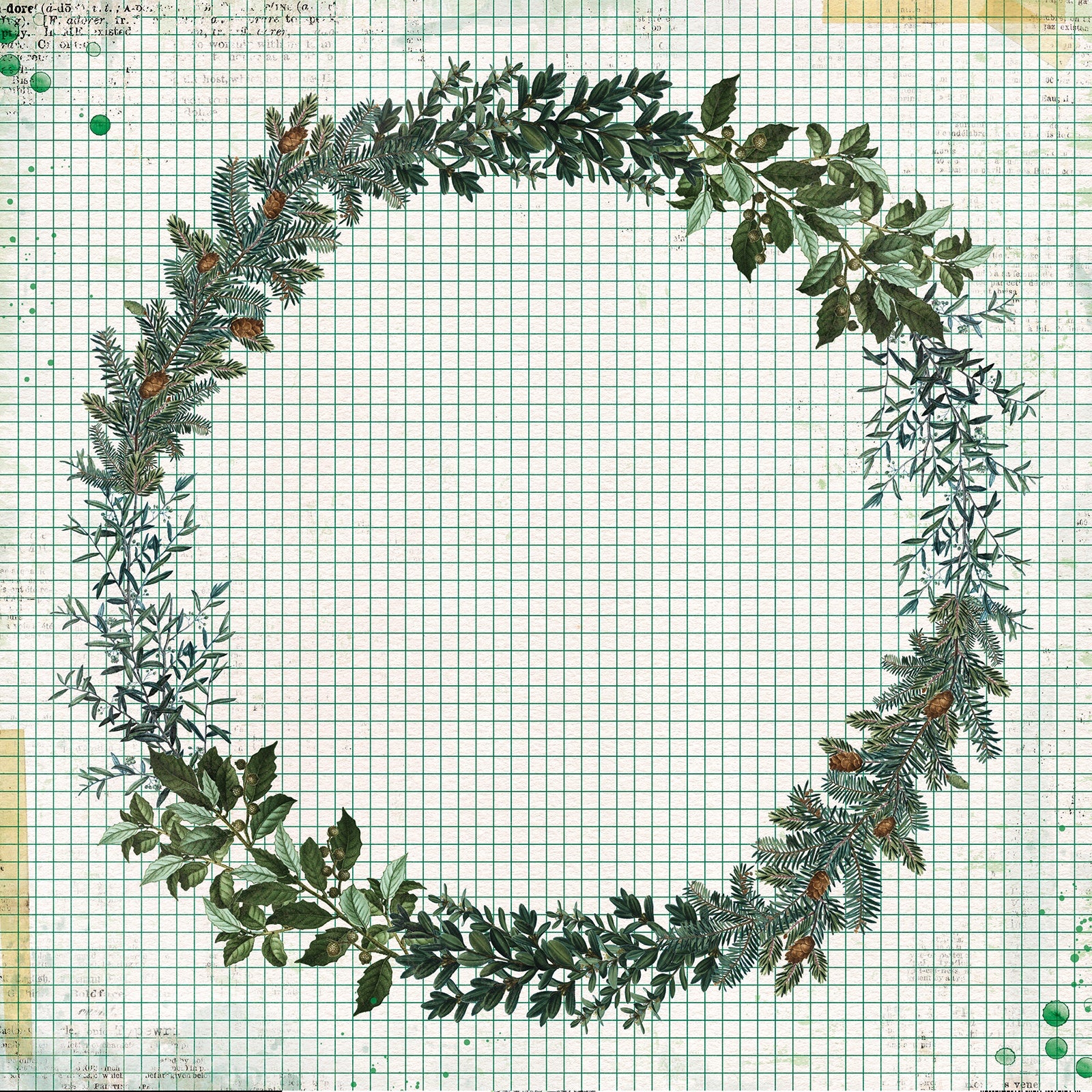 49 and Market Vicki Boutin Mistletoe and Memories 12x12" Cardstock Packs