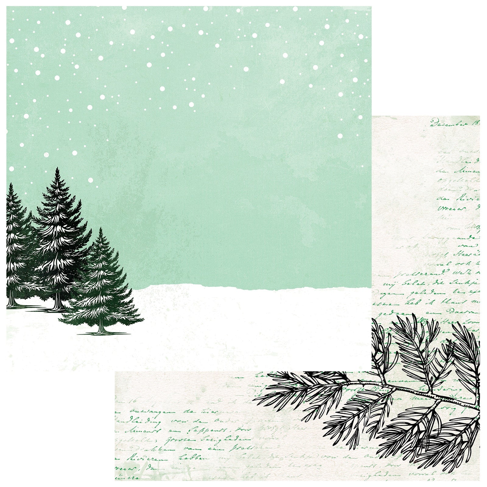 49 and Market Vicki Boutin Mistletoe and Memories 12x12" Cardstock Packs