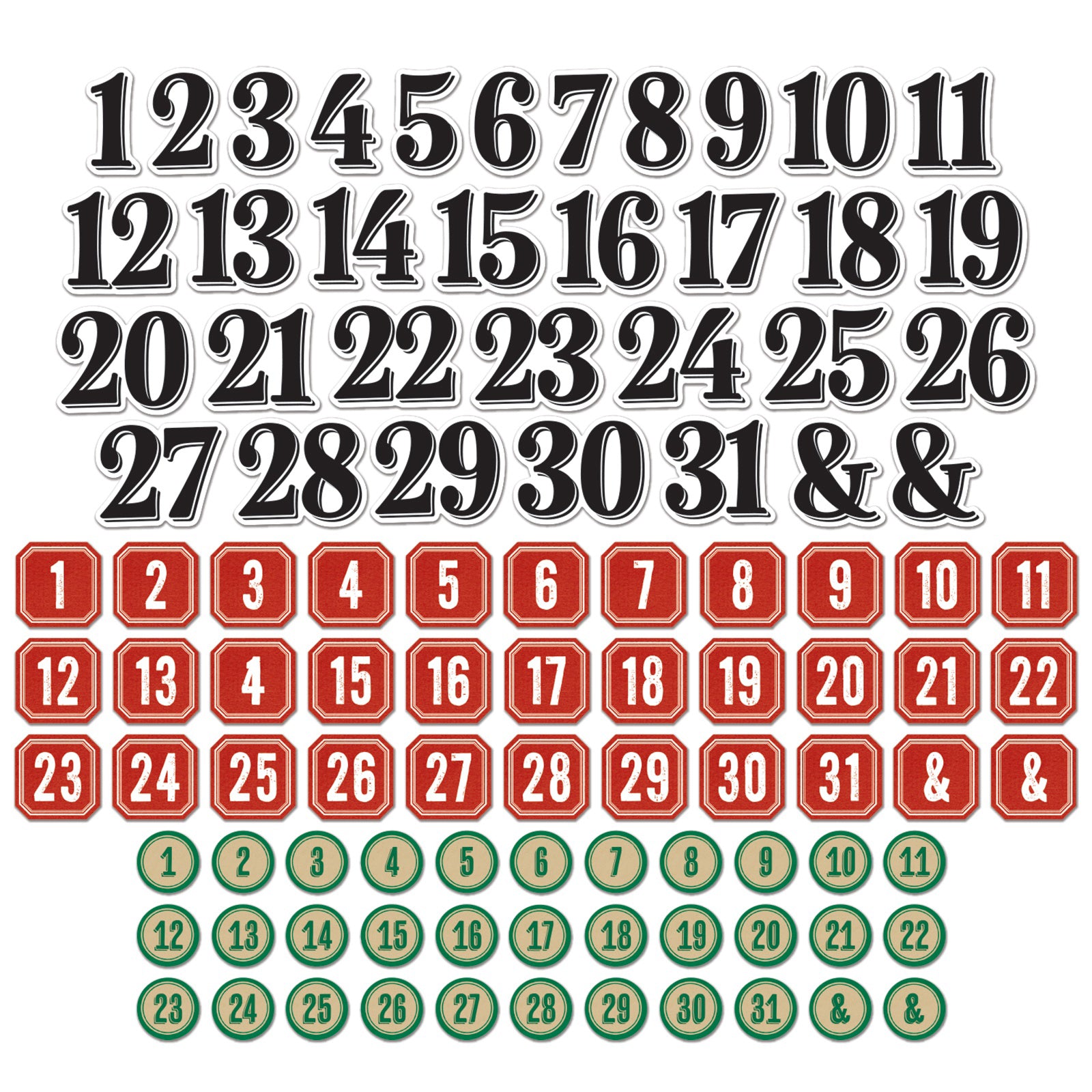 49 and Market Chipboard Shapes