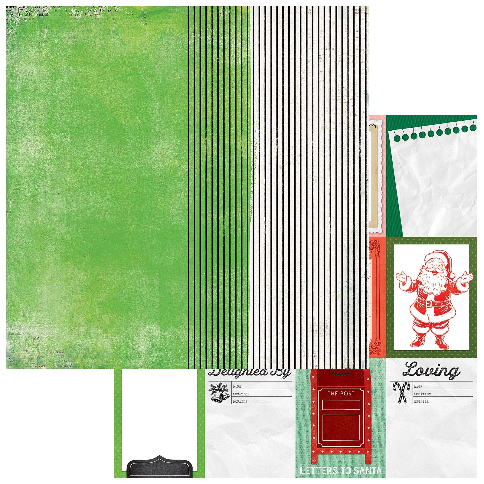 49 and Market Vicki Boutin Mistletoe and Memories 12x12" Cardstock Packs