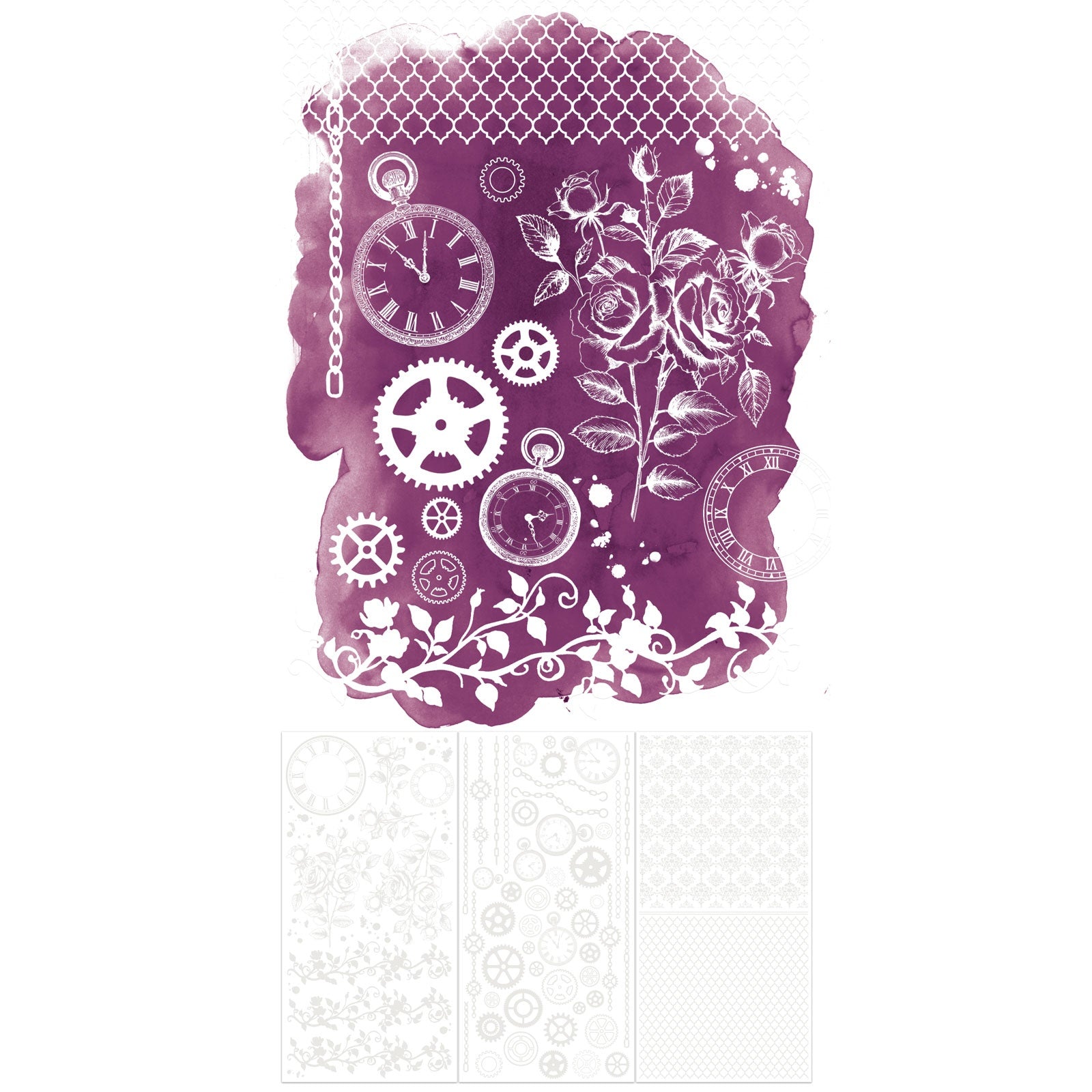 49 And Market Echoes of Time Rub-On Transfer Set