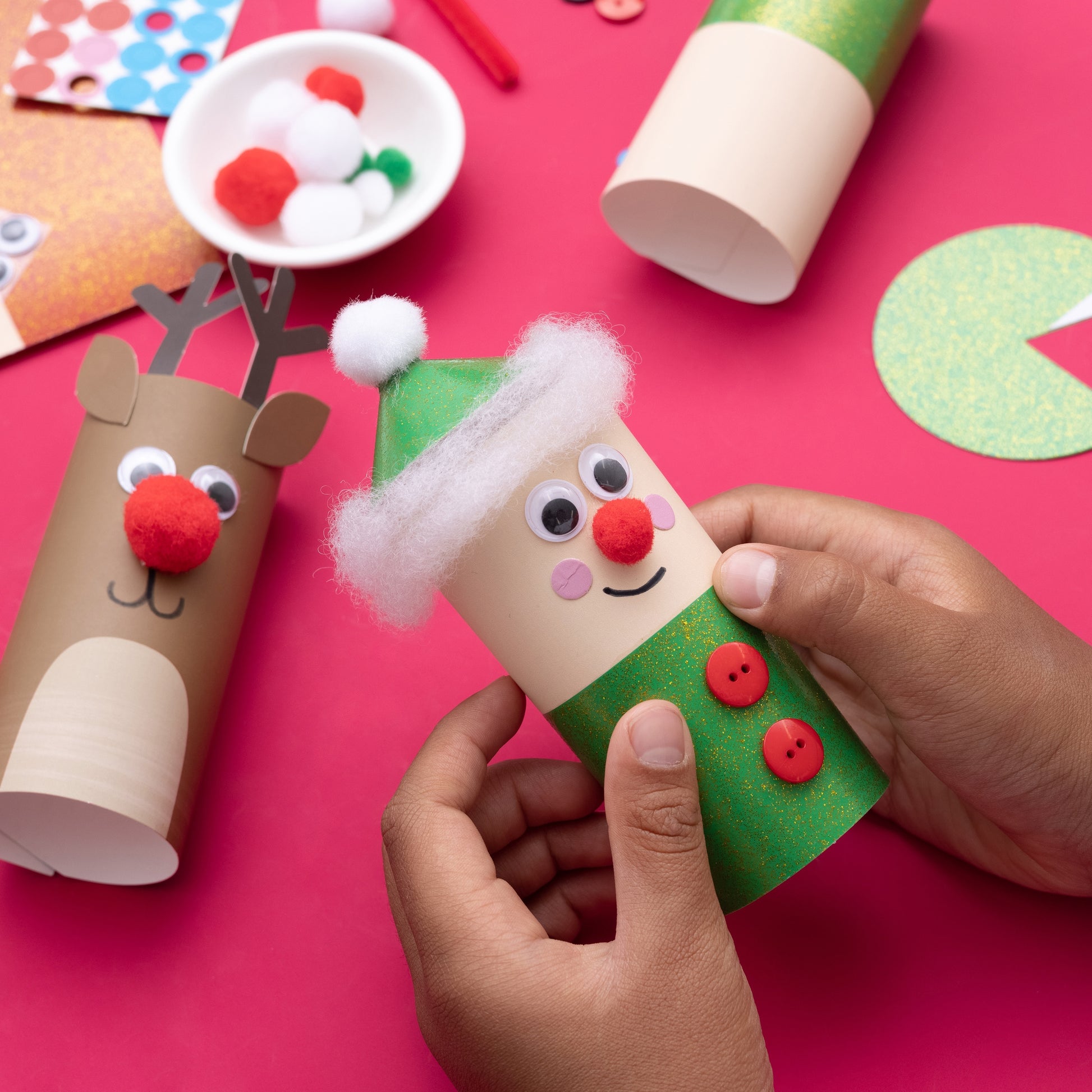 Best Ideas for Kids Christmas Holiday Paper Roll Kit - Makes 6
