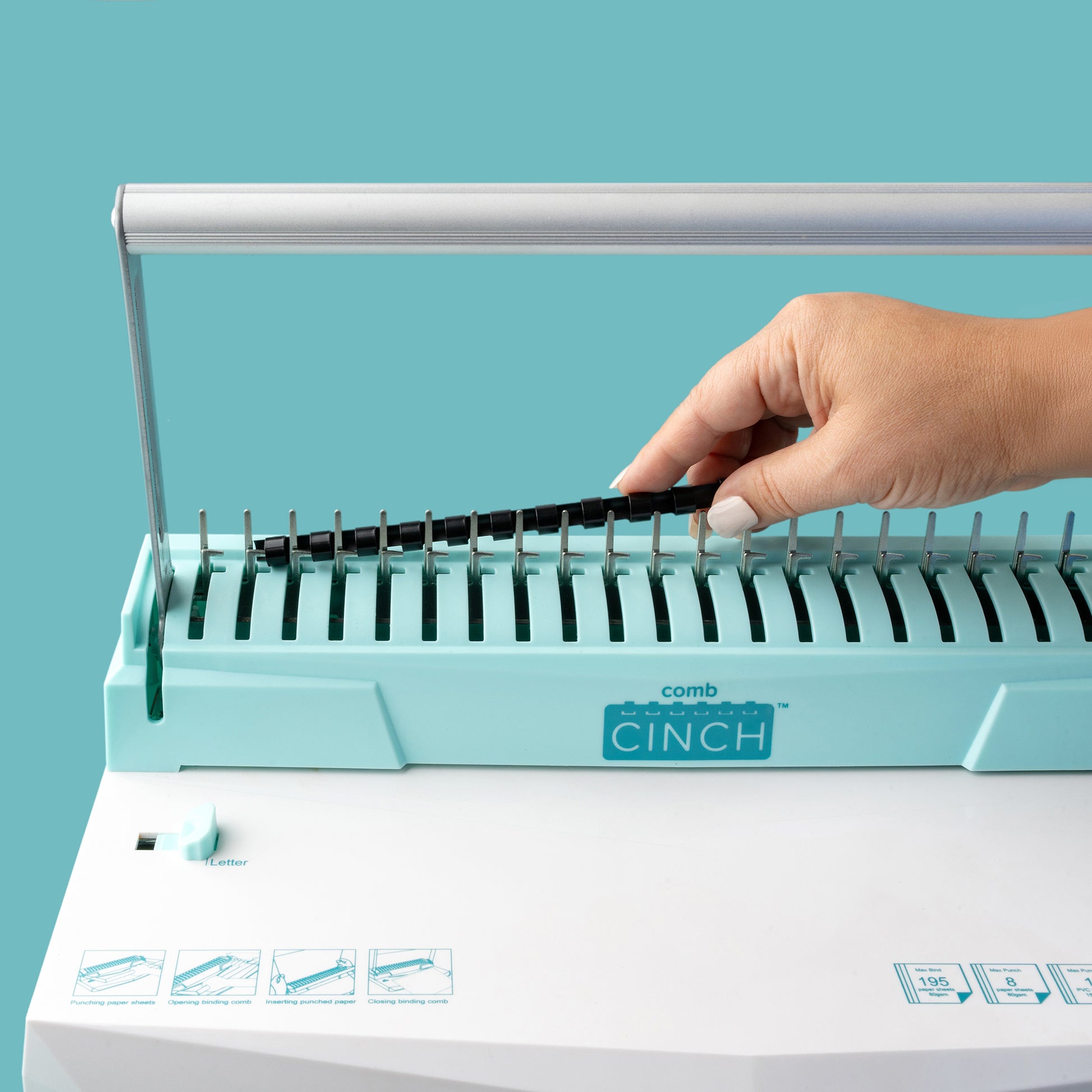 We R Makers Comb Cinch Book Binding Machine
