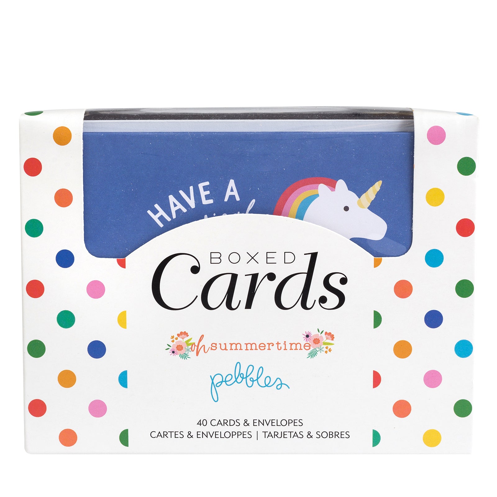 American Crafts A2 Cards W/Envelopes (4.375"X5.75") 40/Box-Oh Summertime