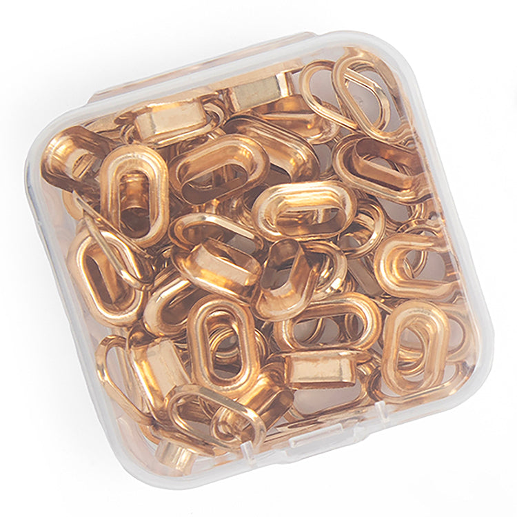 We R Crop-A-Dile Oval Eyelets, 50 pack