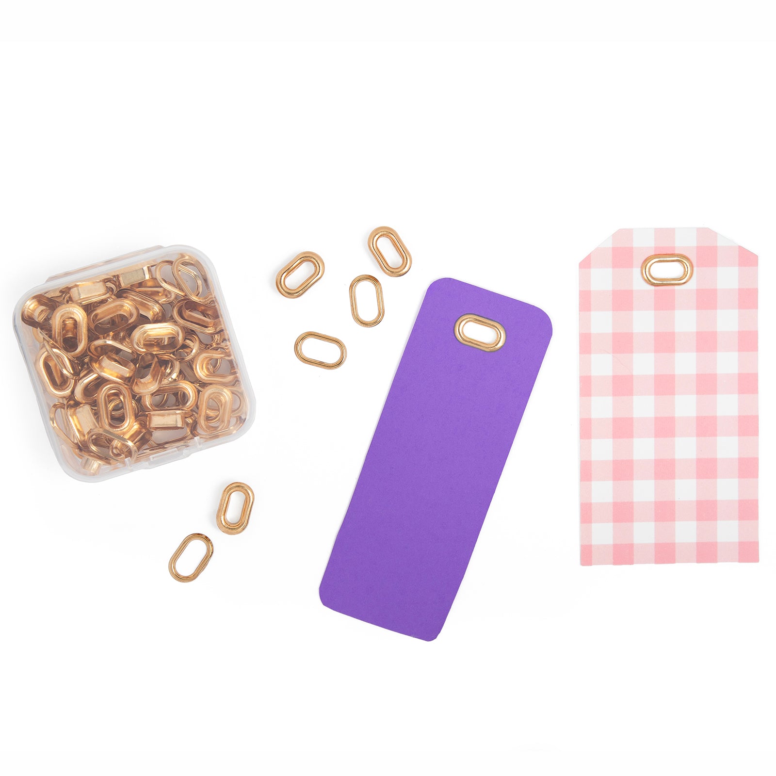 We R Crop-A-Dile Oval Eyelets, 50 pack