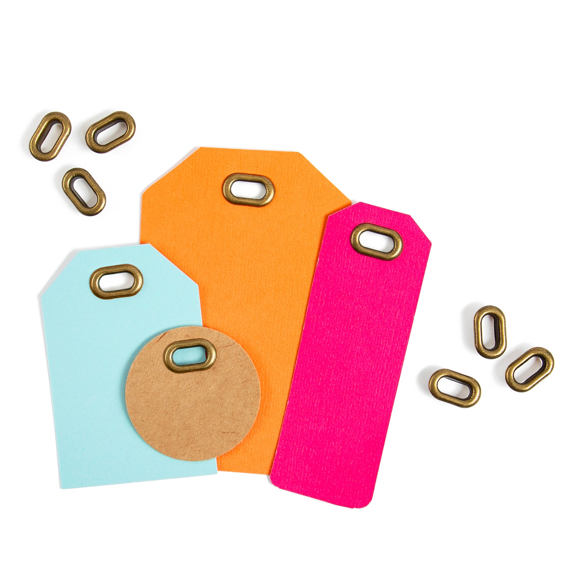 We R Crop-A-Dile Oval Eyelets, 50 pack