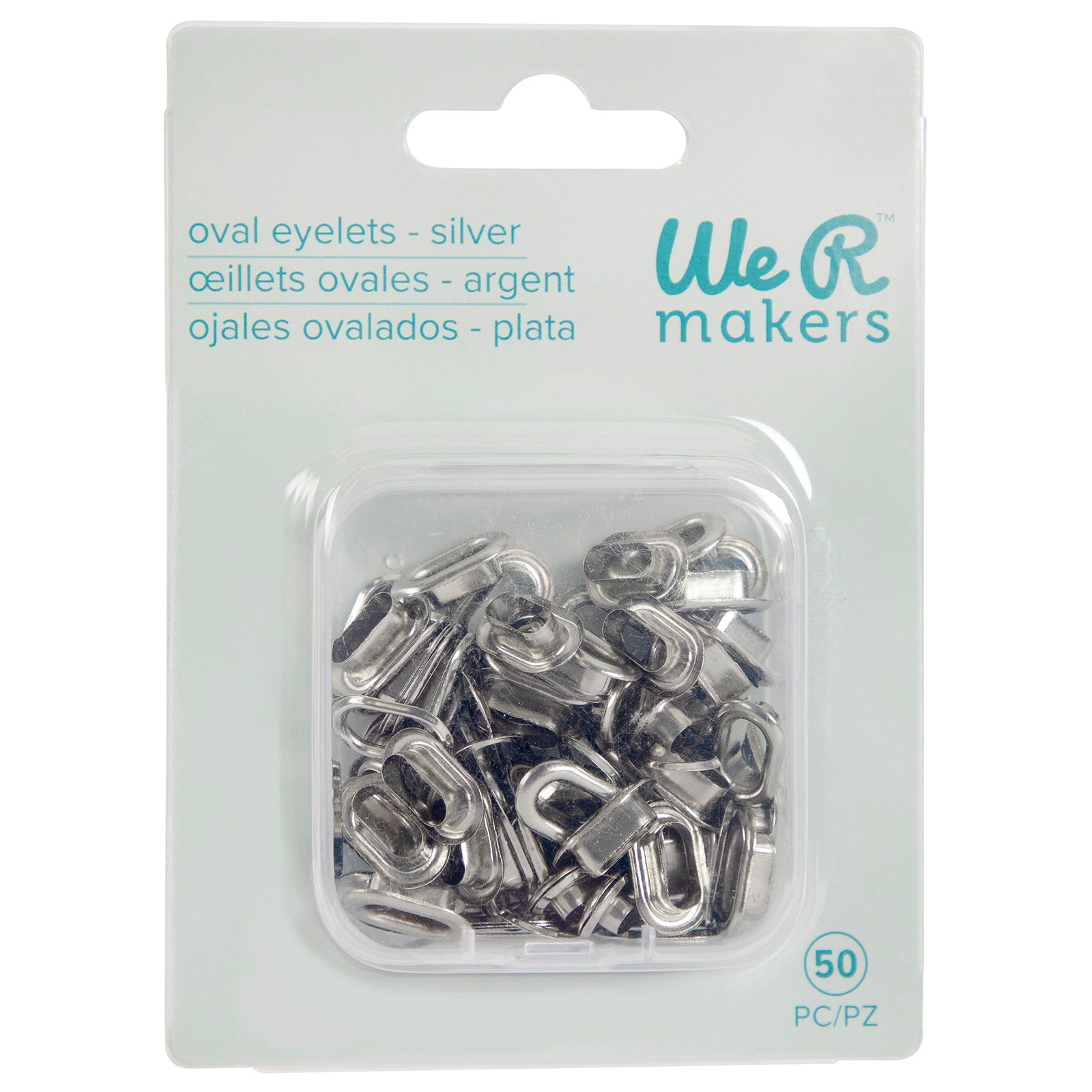 We R Crop-A-Dile Oval Eyelets, 50 pack