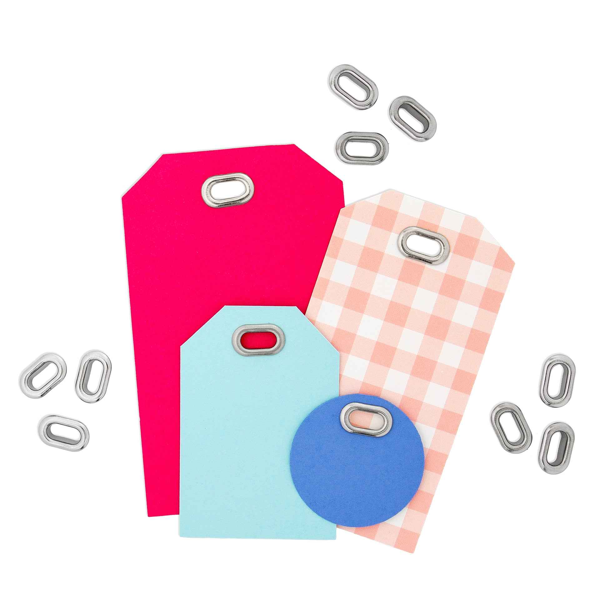 We R Crop-A-Dile Oval Eyelets, 50 pack