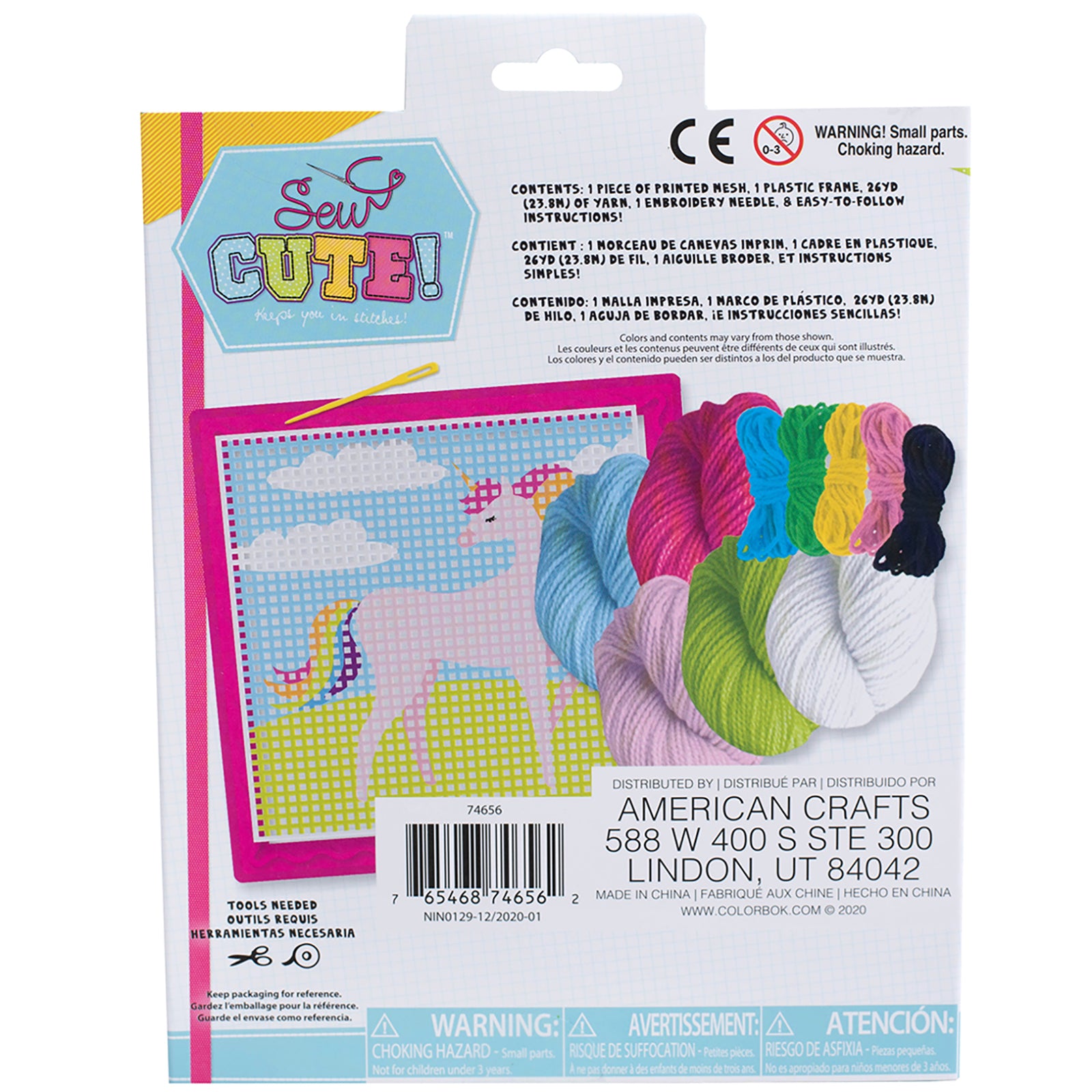 Sew Cute! Needlepoint Unicorn Kit