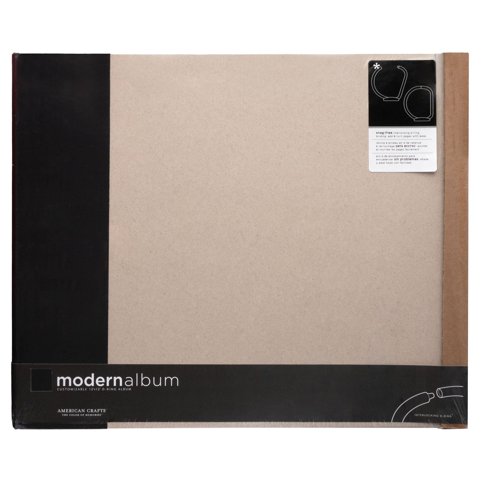 American Crafts 12x12 Modern D-Ring Album