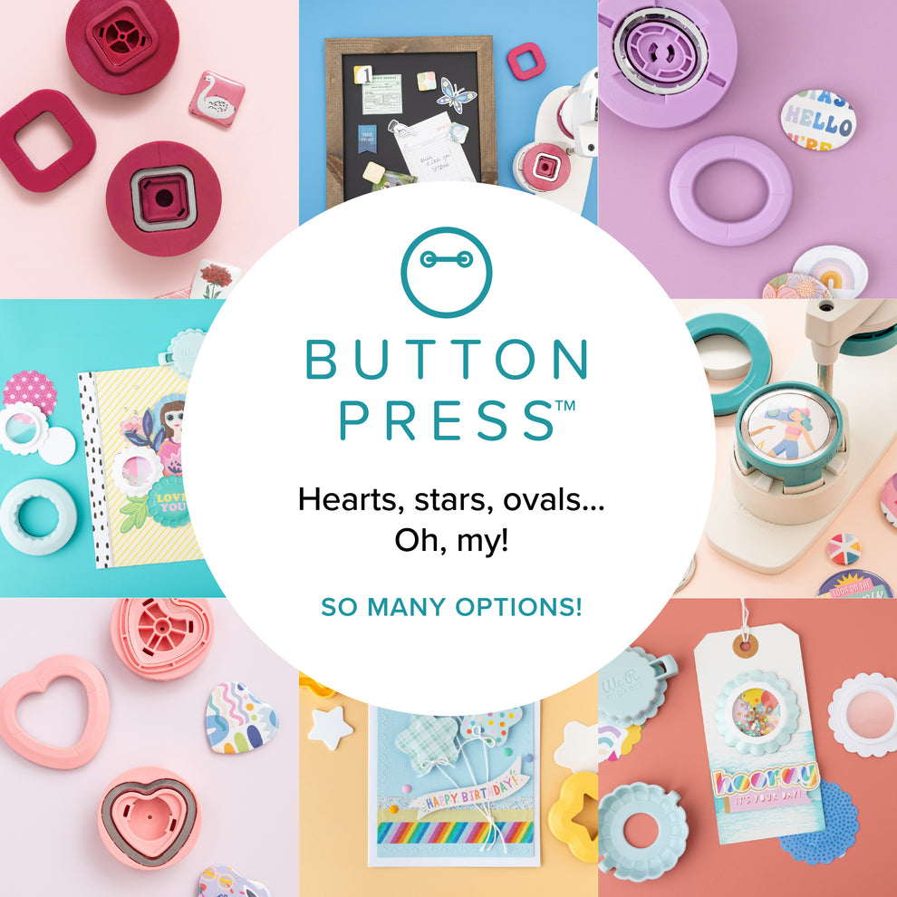 We R Makers Button Press All In One Kit – American Crafts