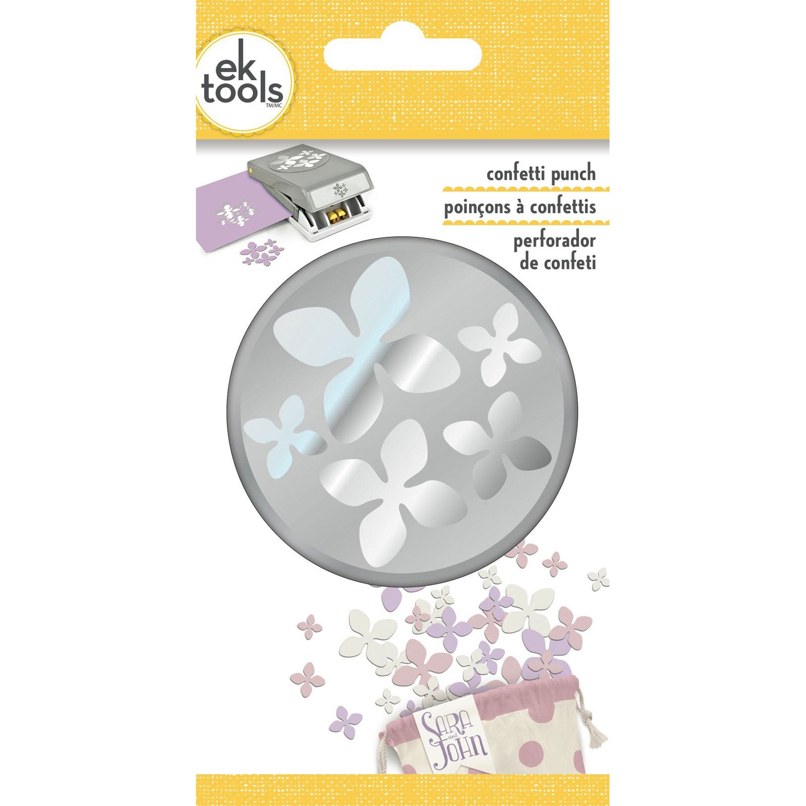 EK Tools Confetti Hydrangea Paper Punch