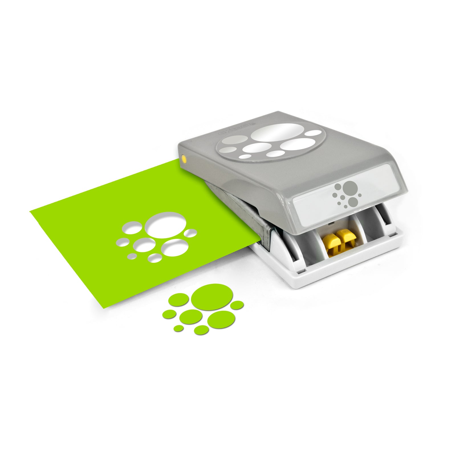 EK Tools Dots Confetti Paper Punch being used