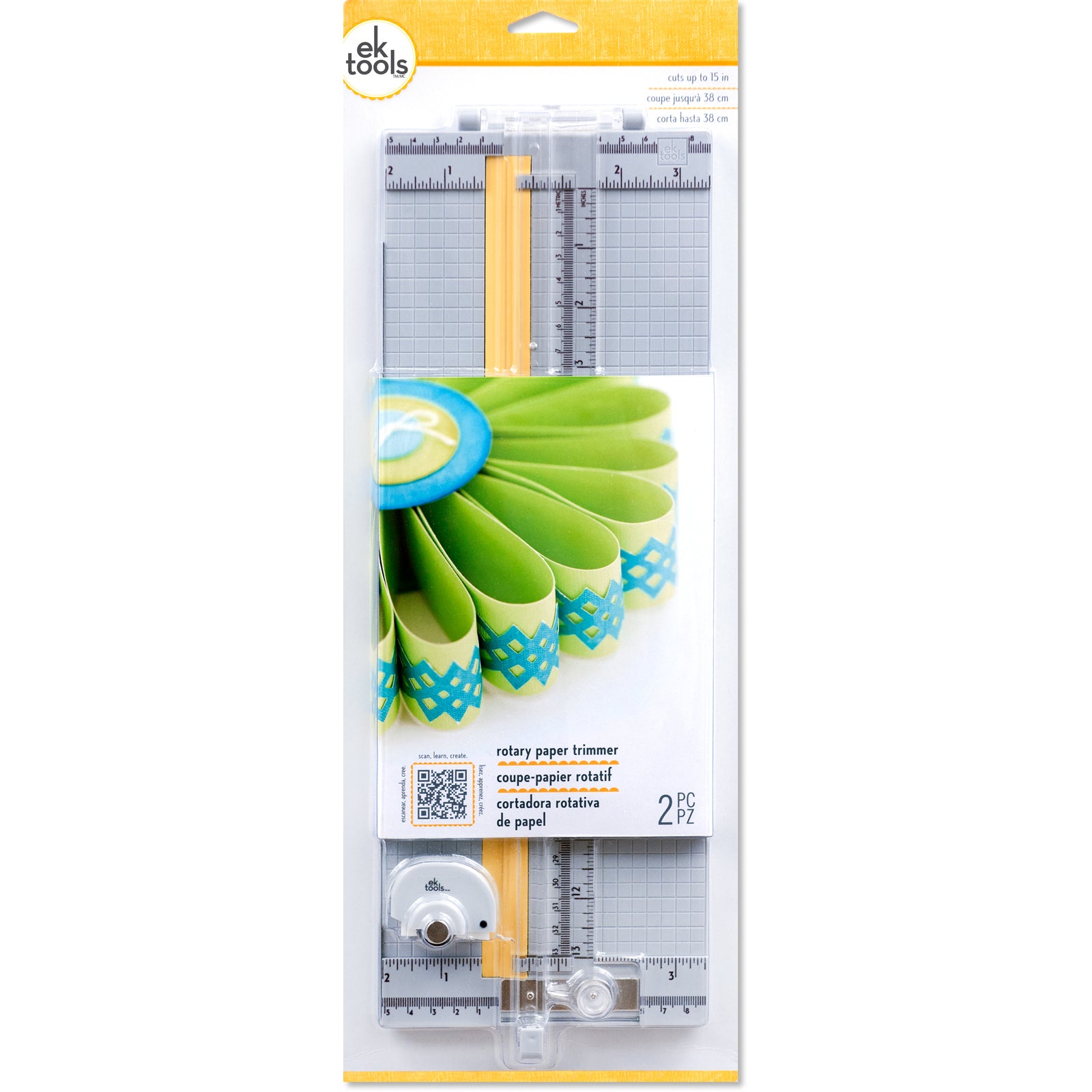 EK Tools Rotary Paper Trimmer in packaging
