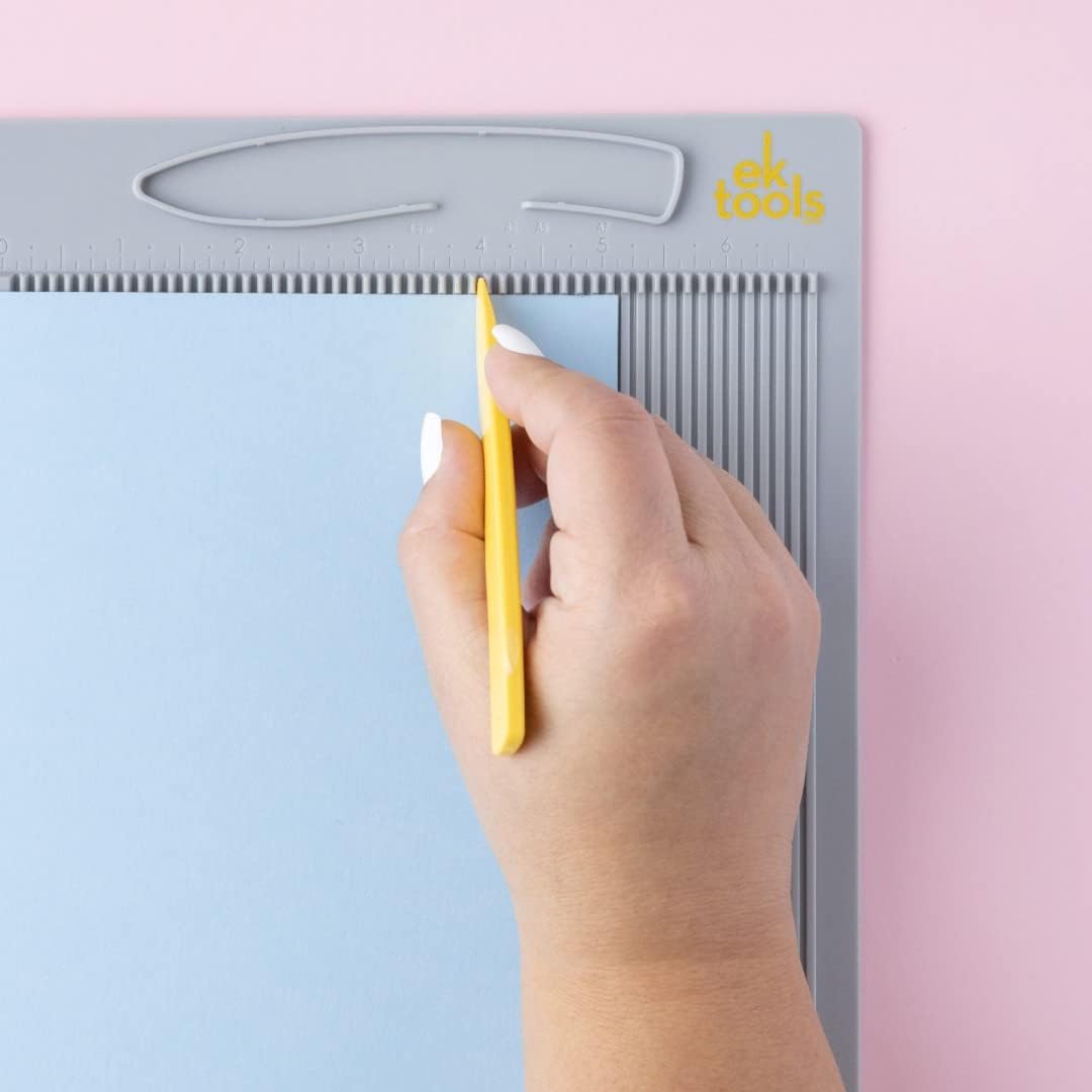 EK Tools Mini 7.5"x9.75"Scoring Board with Bone Folder American Crafts