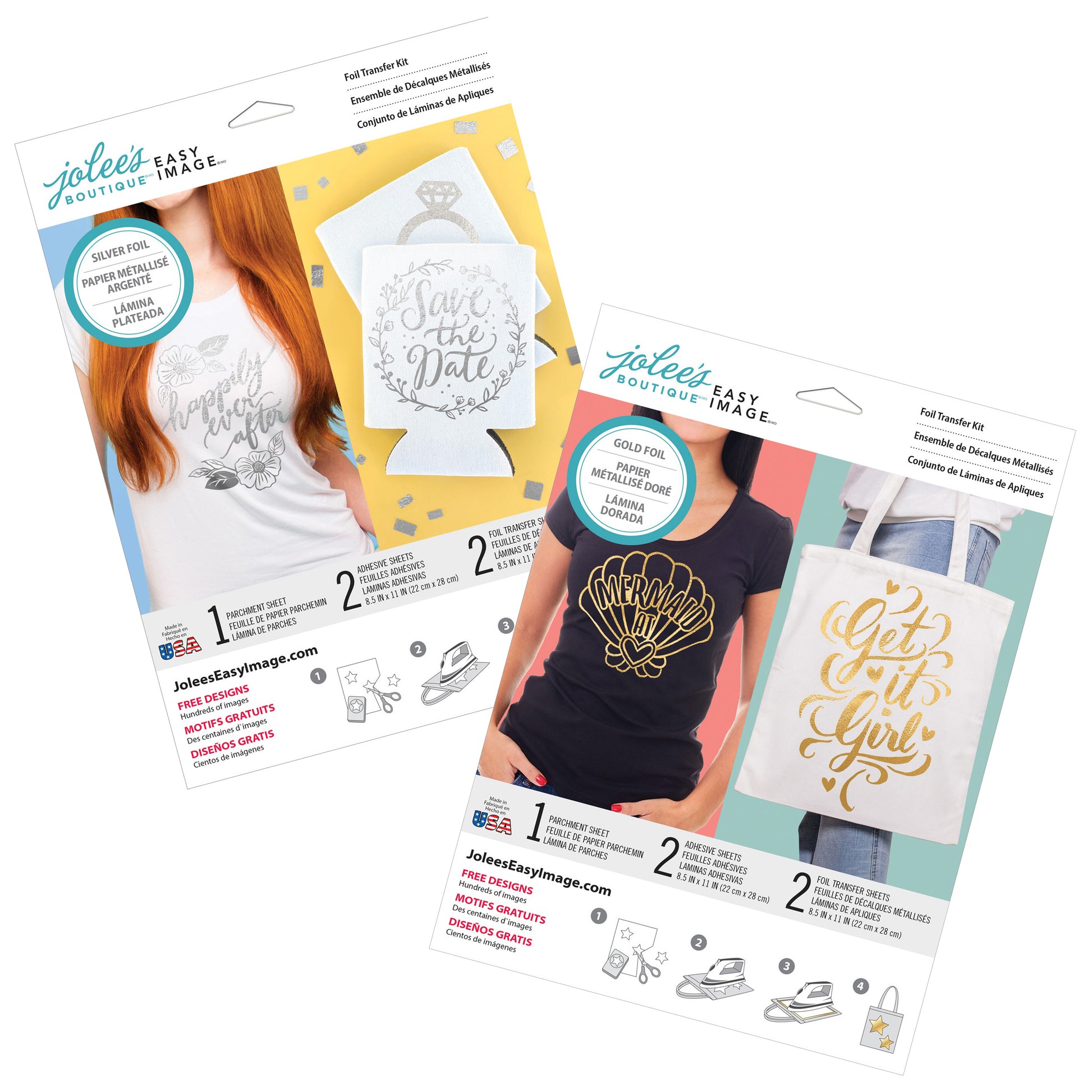 Jolee's Easy Image Silver or Gold Foil Transfer Kit
