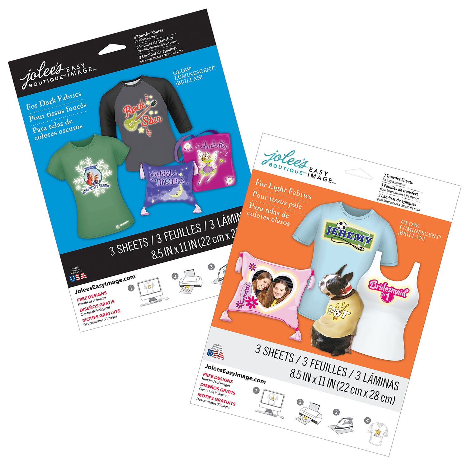 Jolee's Easy Image Printable Glow-in-the-Dark Transfer Sheets