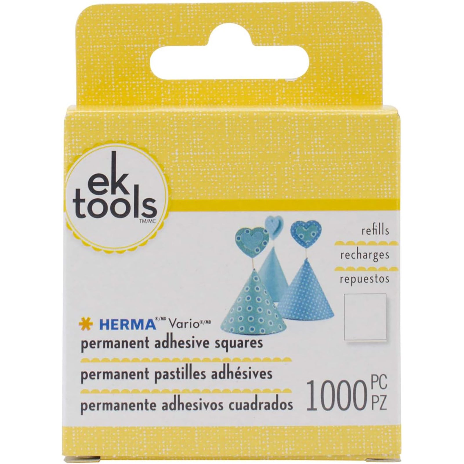 EK Tools Herma Vario Permanent Adhesive Squares Refill