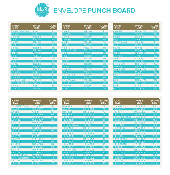 envelope punch board calculator  Envelope punch board projects