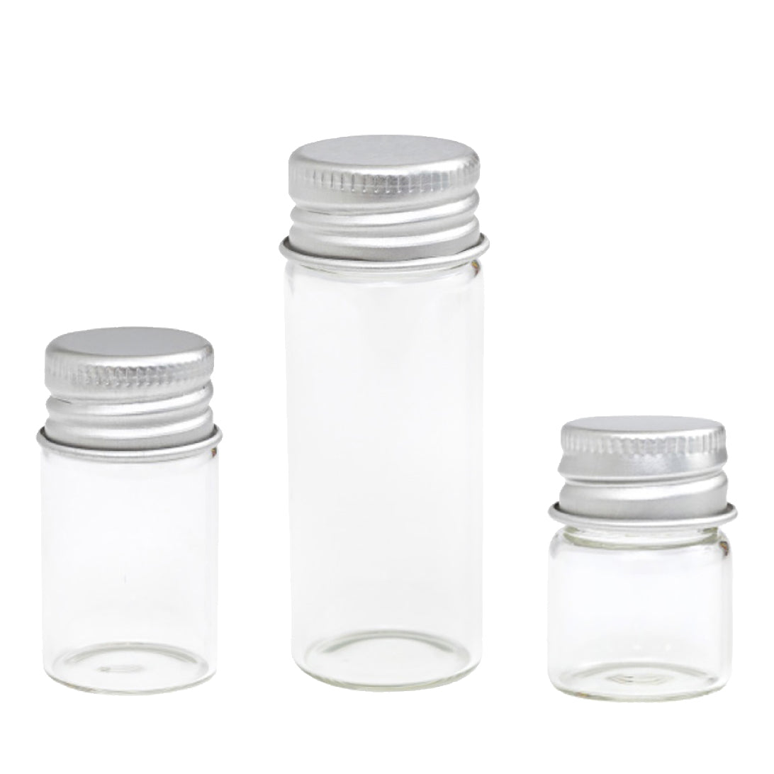 We R Makers Glass Jar Storage Bottles
