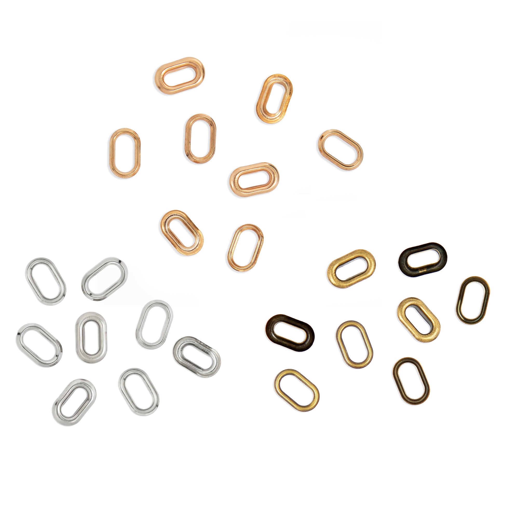 We R Crop-A-Dile Oval Eyelets, 50 pack