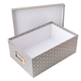 Load image into Gallery viewer, DCWV Photo Box Storage with Bookplate with lid open
