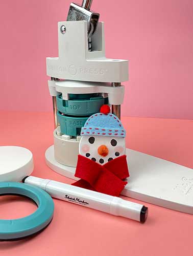 Snowman Button Project