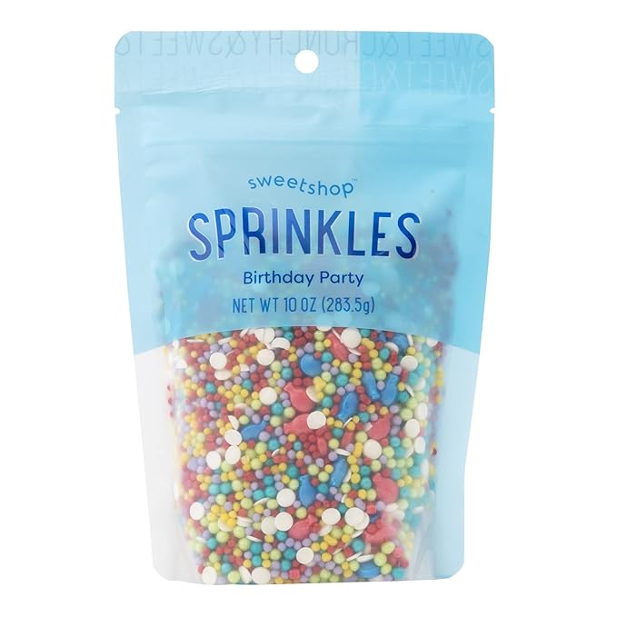 AC Sweetshop 10 oz Birthday Party Sprinkles Mix