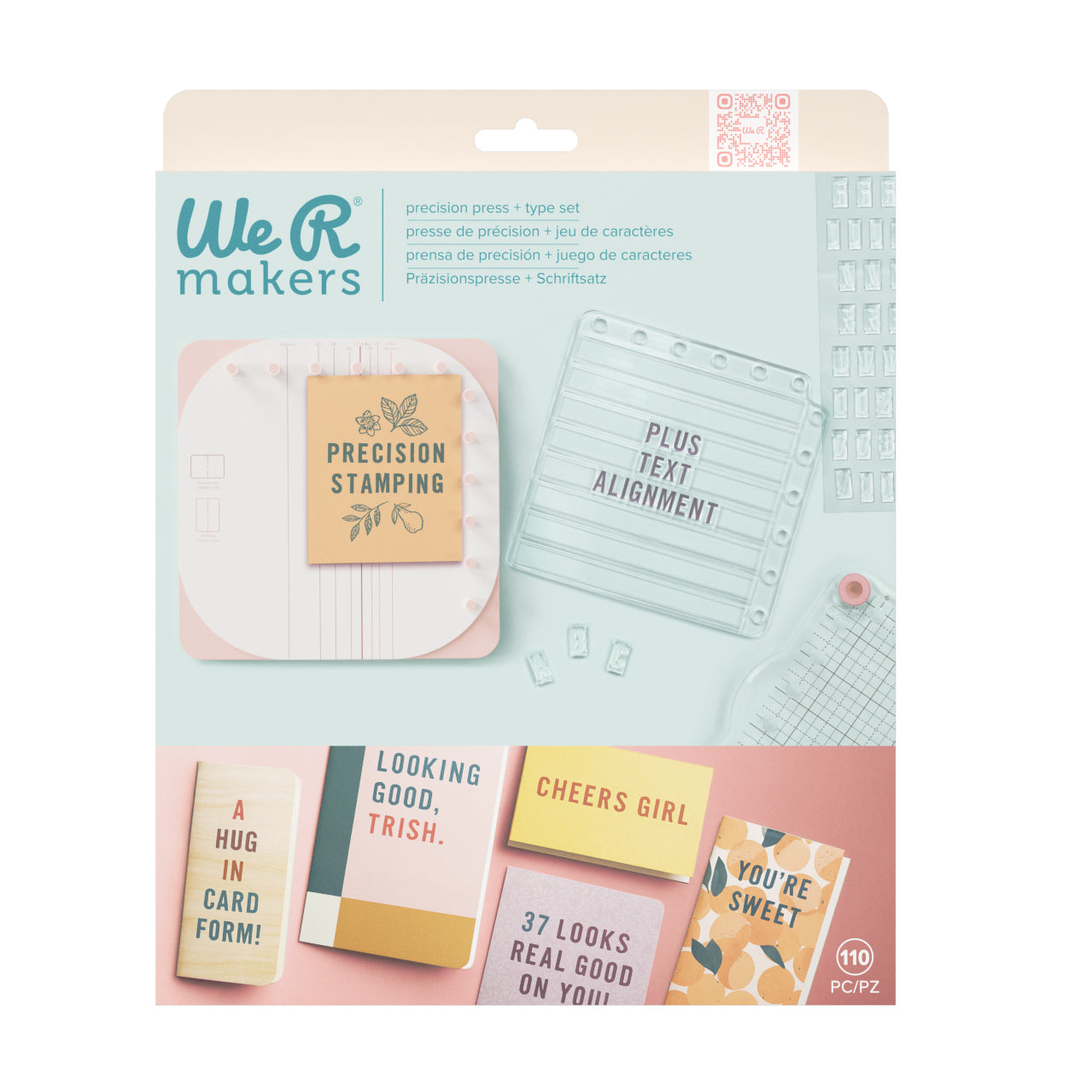 We R Makers Precision Press + Type Set