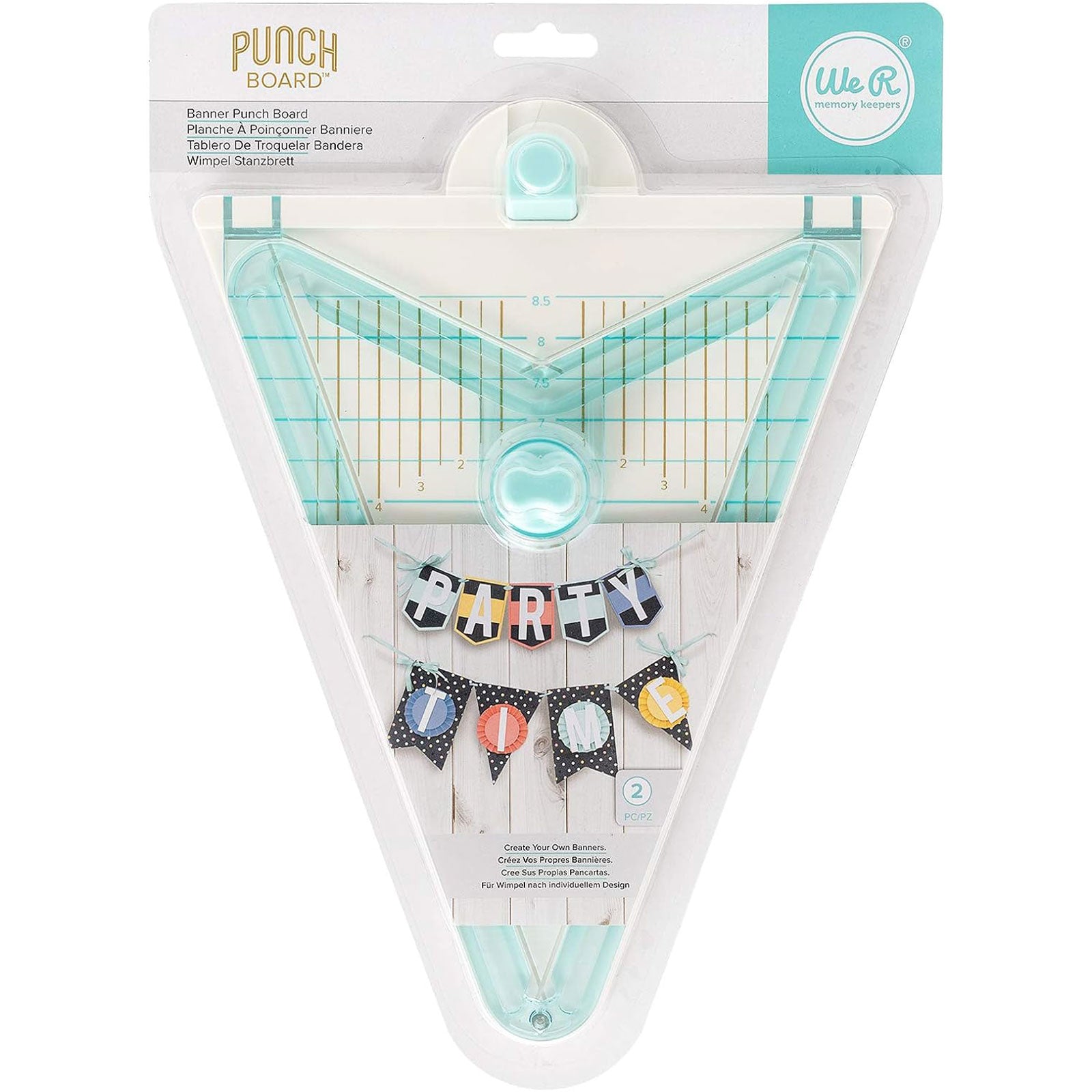 We R Makers Banner Punch Board