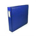 Load image into Gallery viewer, We R Makers 12x12 Leather D-Ring Photo Album - Cobalt
