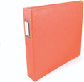 Load image into Gallery viewer, We R Makers 12x12 Leather D-Ring Photo Album - Coral
