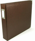 Load image into Gallery viewer, We R Makers 12x12 Leather D-Ring Photo Album - Dark Chocolate
