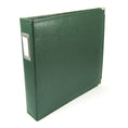 Load image into Gallery viewer, We R Makers 12x12 Leather D-Ring Photo Album - Forest Green
