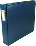 Load image into Gallery viewer, We R Makers 12x12 Leather D-Ring Photo Album - Navy
