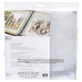 Load image into Gallery viewer, Back packaging of the We R Makers 12x12 Non-Glare Page Protectors - 10 Pack.
