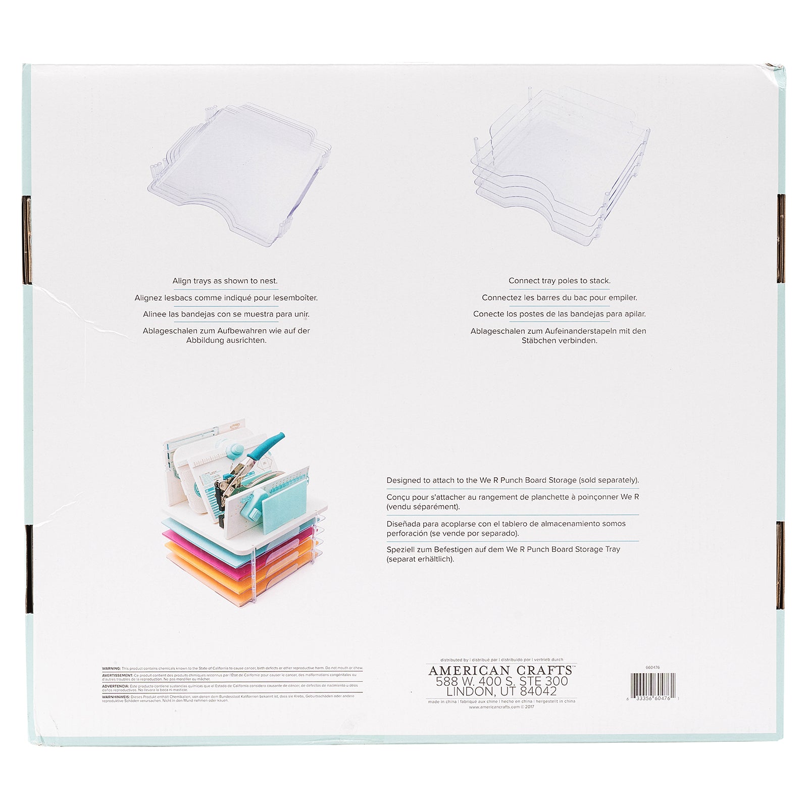 We R Memory Keepers Stackable Trays-Storage We R Memory Keepers Stackable Trays-Storage