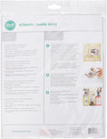 Load image into Gallery viewer, Back packaging of the We R Makers 8.5x11 Non-Glare Page Protectors - 10 Pack.
