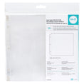 Load image into Gallery viewer, Front packaging of the We R Makers 8x8 Non-Glare Page Protectors - 25 Pack.
