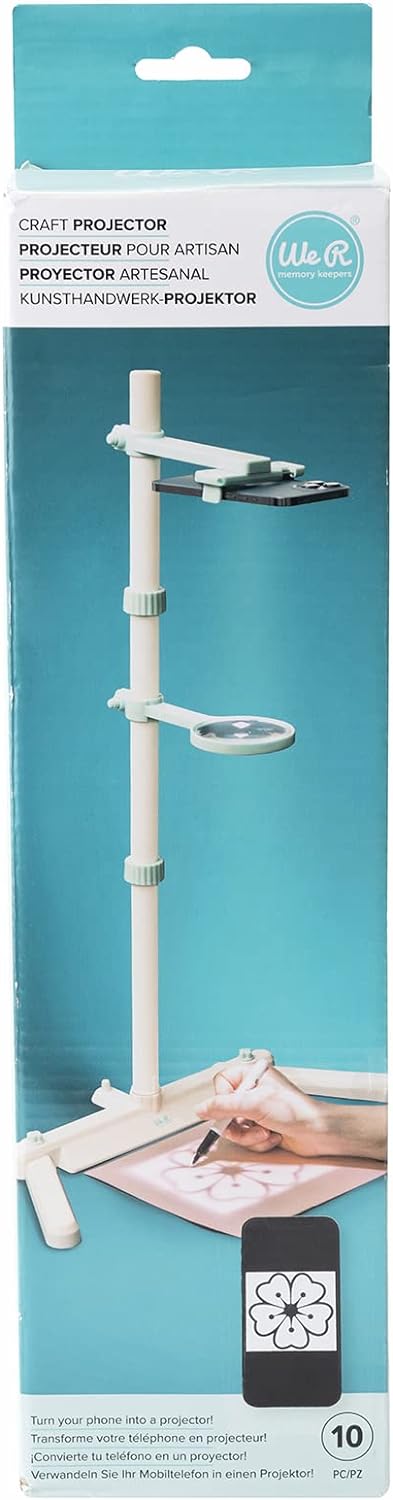 Front packaging of the We R Makers Craft Projecter Tool.