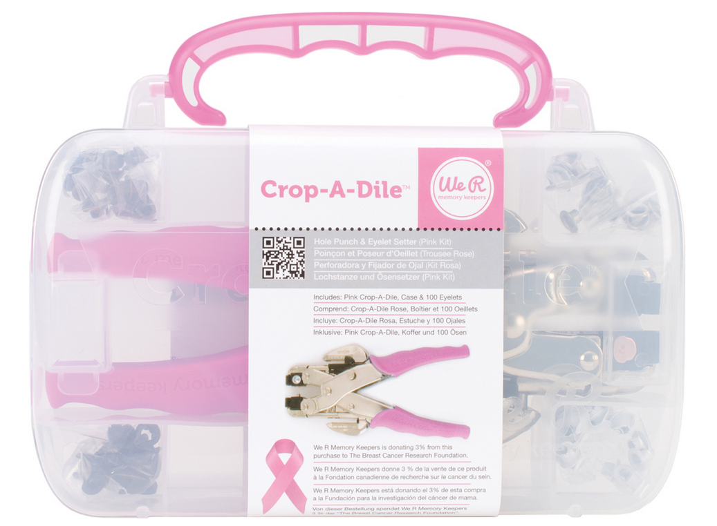 Image of We R Makers Crop-A-Dile Hole Punch & Eyelet Setter Kit.