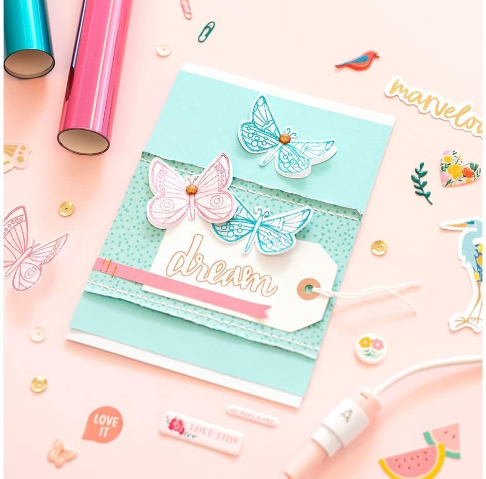 Picture of a craft that says "dream" on it with butterflies around it.