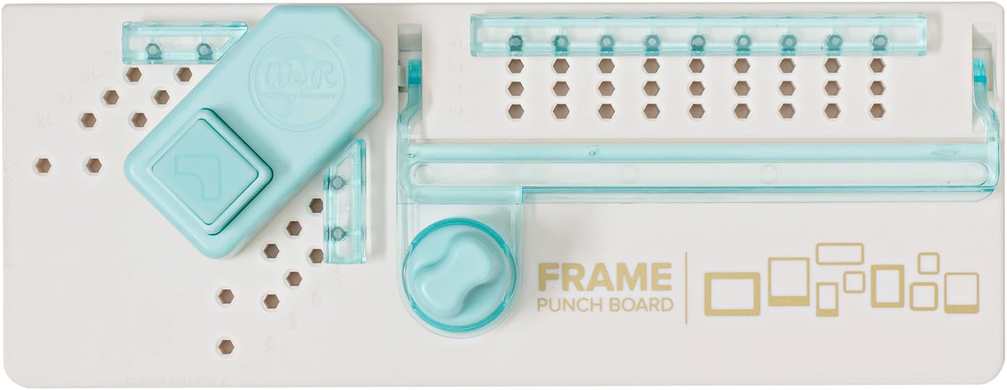 Front view of the We R Makers Frame Punch Board.